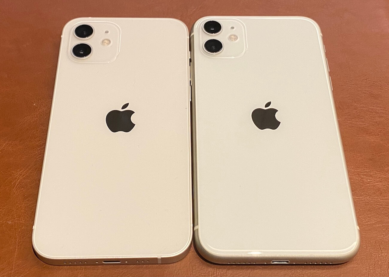 iPhone11 12 デザイン　比較